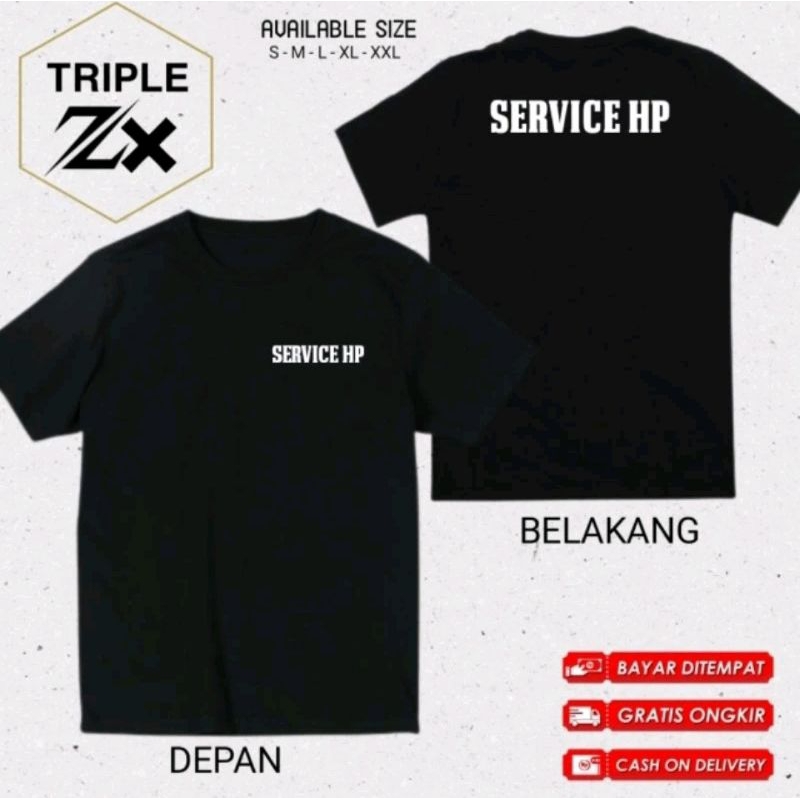 KAOS T-SHIRT SERVICE HP SABLON DTF