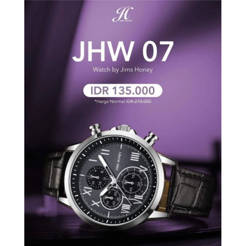 JIMS HONEY JAM TANGAN PRIA KODE JHW 07