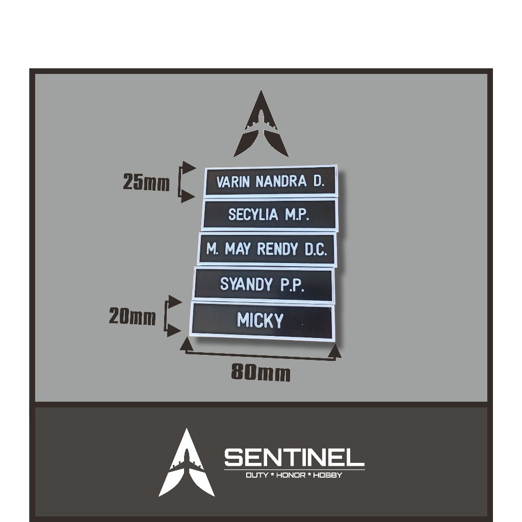 NAMETAG TNI GRAFIR CNC NAMETAG PNS GRAFIR CNC NAMETAG SEKOLAH NAMETAG ASN