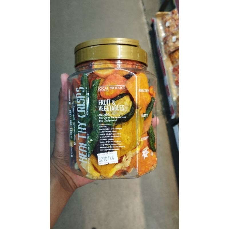 

Harvest crispy sayur snack Jar | pcs