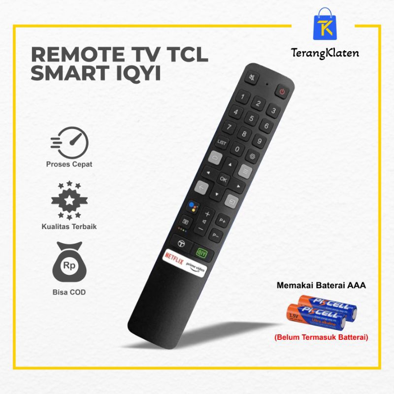 Remote TV TCL Smart android IQIY non voice