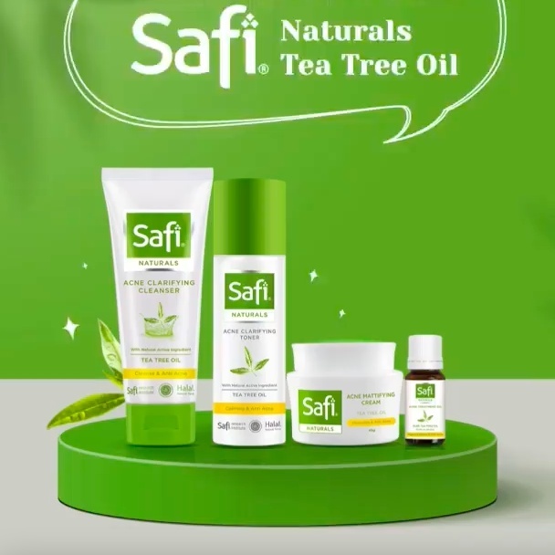 SAFI NATURAL ACNE SERIES - CLARIFYING CLEANSER | CLARIFYING TONER | MATTIFYING CREAM