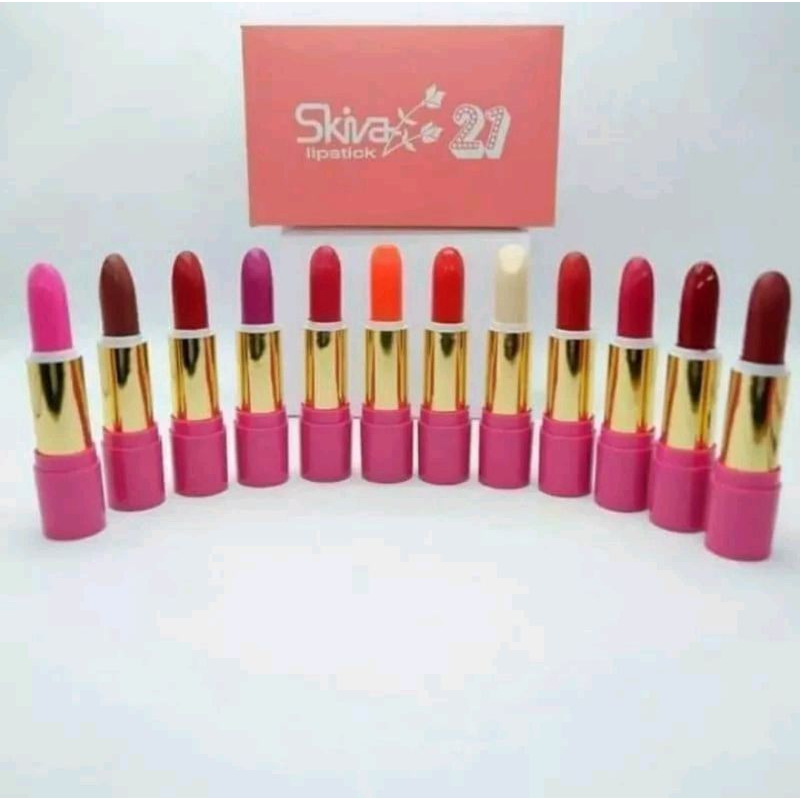(Ecer) lipstik skiva 500 / lipstik skiva warna campur / gincu angin lipstik angin