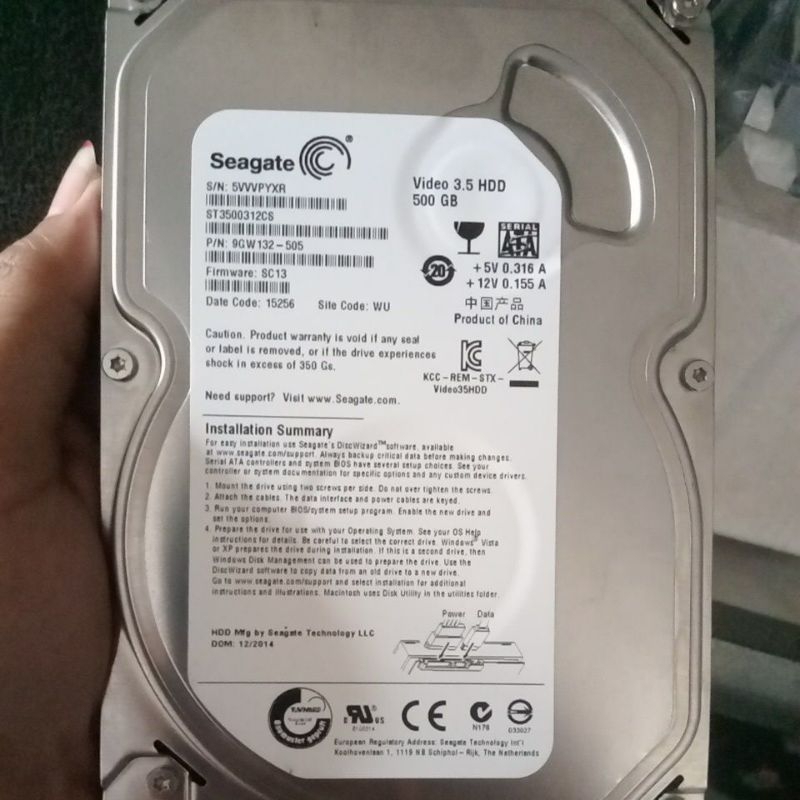 HARDISK CCTV 500GB