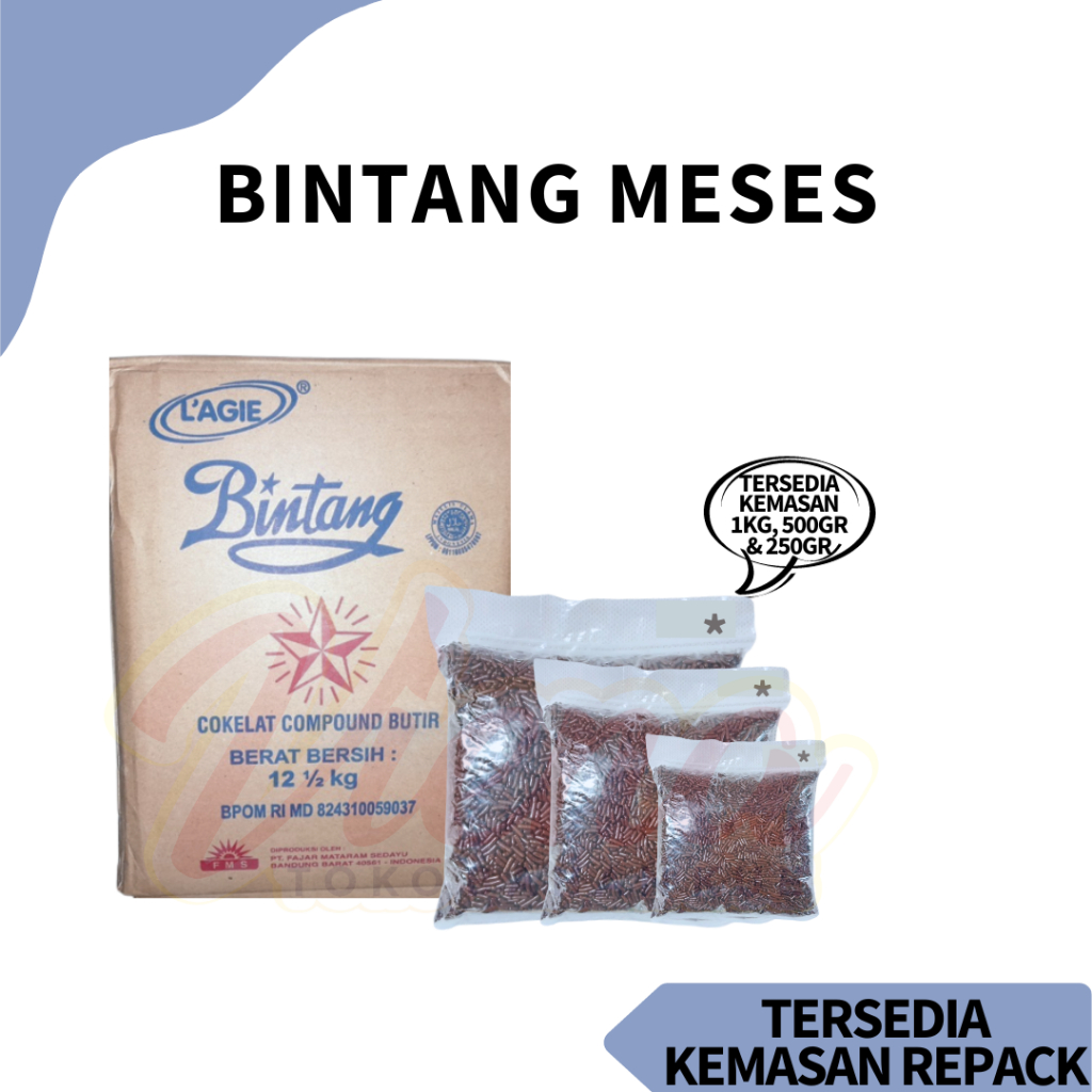 

Bintang Meses Coklat REPACK 1kg