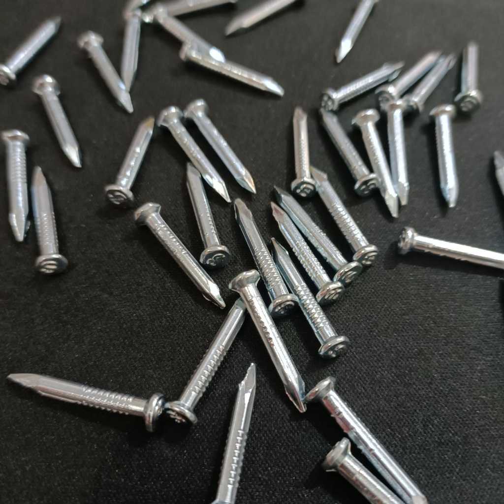 Paku Beton Putih 1" ECERAN / Paku Tembok 2.5 cm