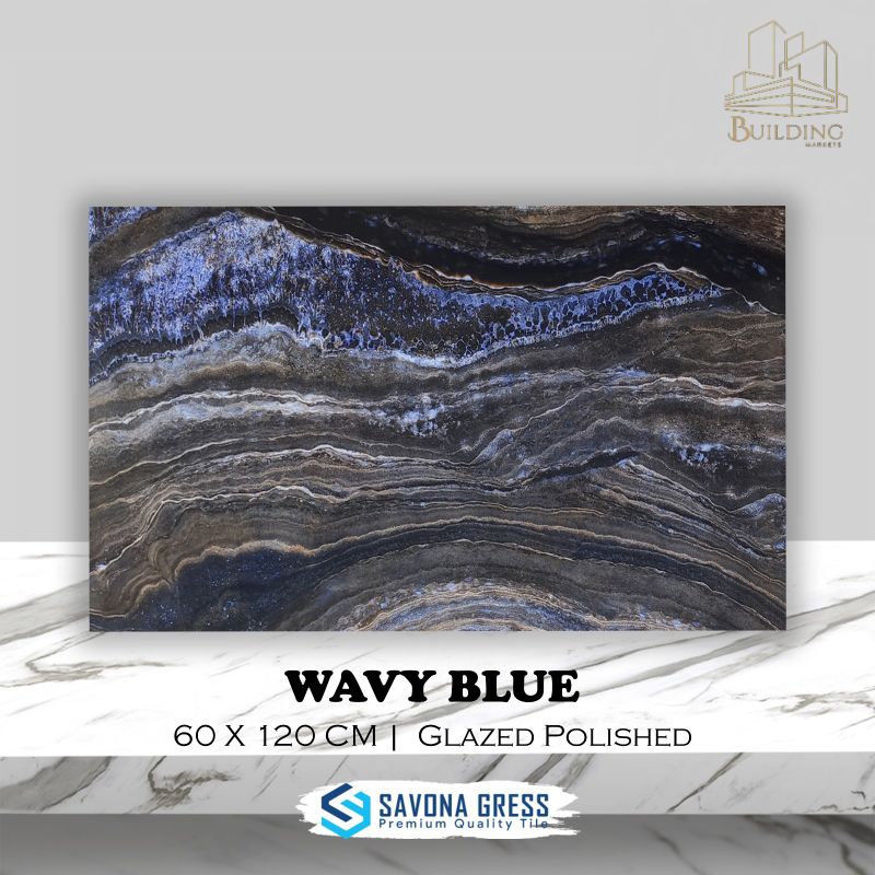Granite Lantai 60x120 WAVY BLUE/GLOSSY/SAVONA GRESS
