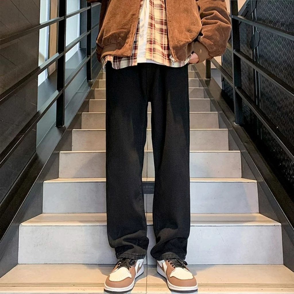 celana jeans oversize pria-celana baggy style pria-celana kulot pria-celana korea style