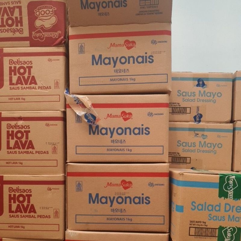 

Mamasuka Mayonais 1kg Wijen sangrai dos 1box