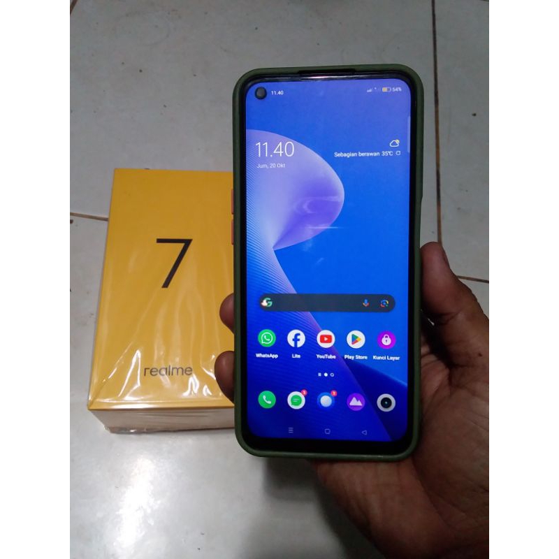 Realme 7 NFC Second Lengkap Original
