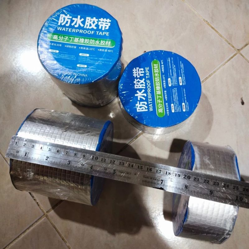 Lakban anti bocor lakban aluminium foil lem air perekat super tape