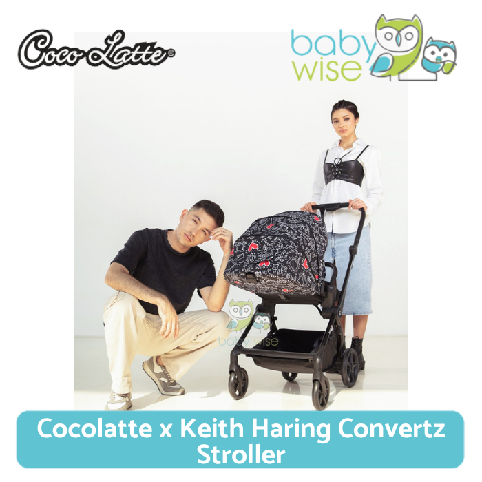 Cocolatte x Keith Haring Convertz Stroller - Kereta Dorong Anak Bayi