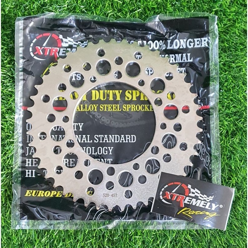 GIR BELAKANG (GEAR BELAKANG) MOTOR KAWASAKI NINJA RR 150 / NINJA R / NINJA 250R TYPE 415H 428H 520H 