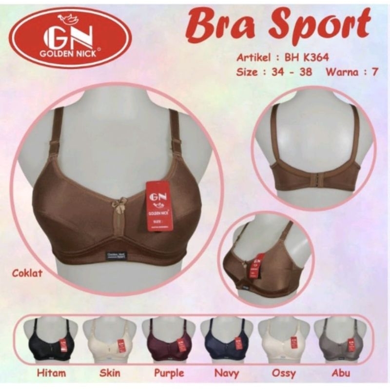 bra sport/bra golden nick/bh sport