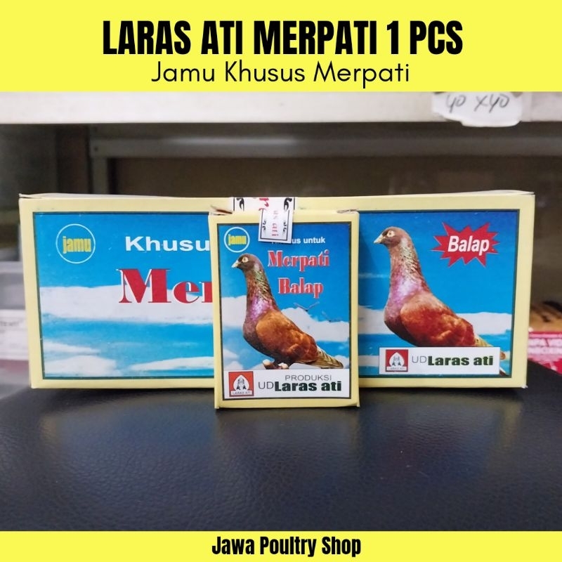 LARAS ATI MERPATI BALAP ORIGINAL - Jamu Untuk Merpati - 1 Pcs