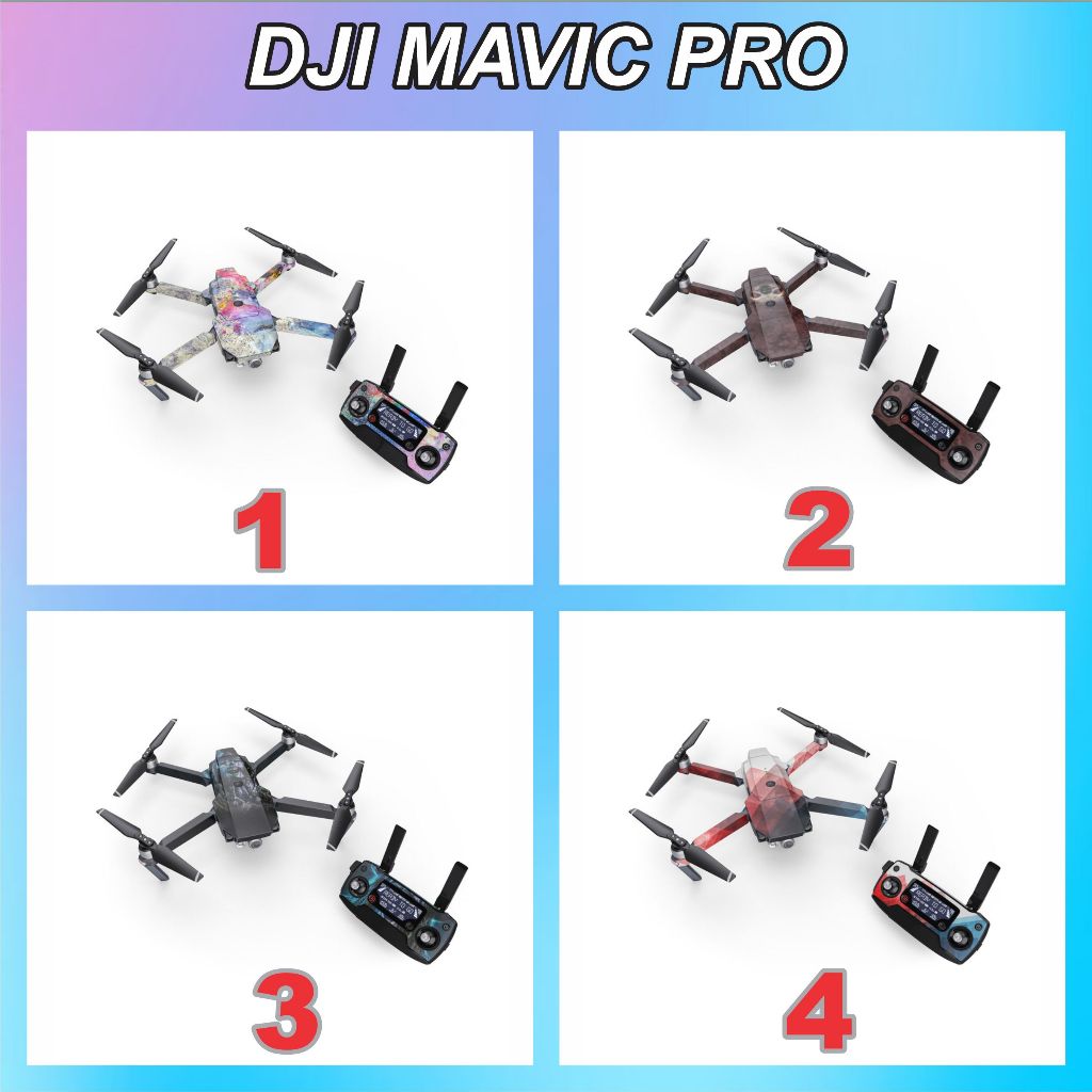 DJI MAVIC PRO PROTECTOR DRONE TERLENGKAP Cosmic Flower