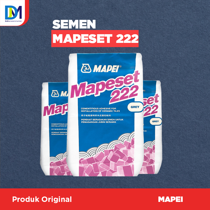 Mapei Mapeset 222 Original Pabrik Perekat Keramik Granit Berbahan Dasar Semen