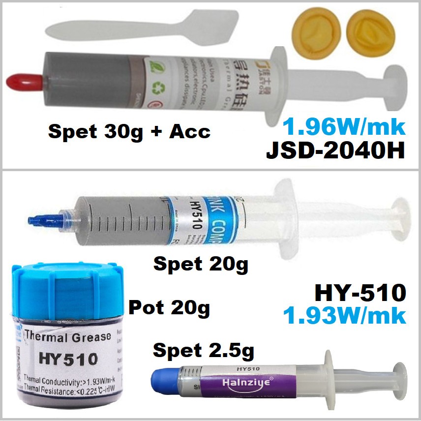 Thermal Grease Paste Pasta Pendingin Heatsink LED HPL CPU IC Heat Sink