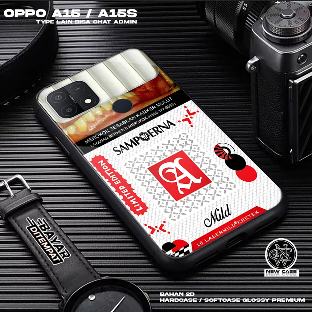 Case OPPO A15 / OPPO A15S - Casing Hp Terbaru 2023 Newcase [ R0K0K3] Silikon Hp Mewah - Kesing Hp OP