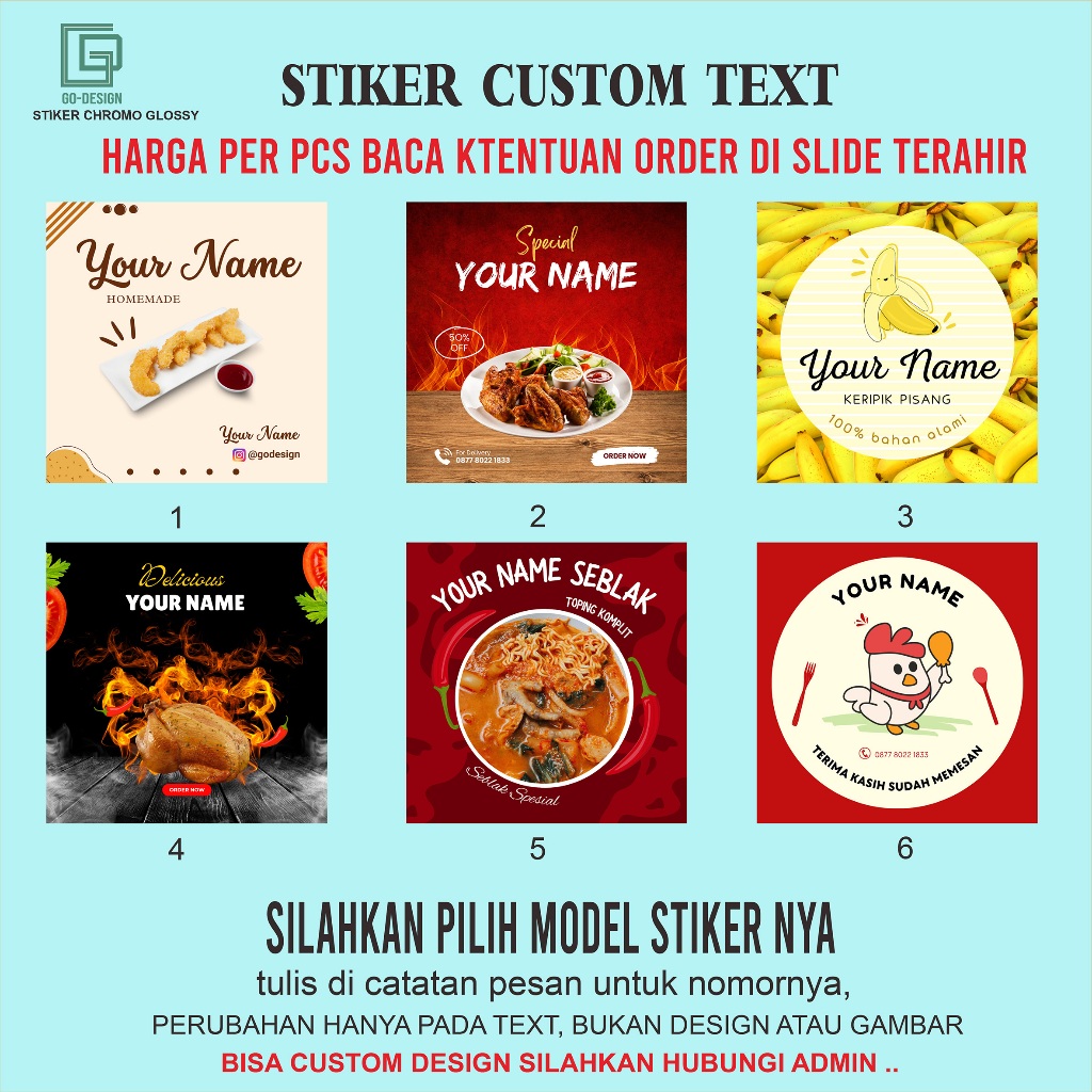 

STIKER CUSTOM PERSEGI/KOTAK FREE DESIGN