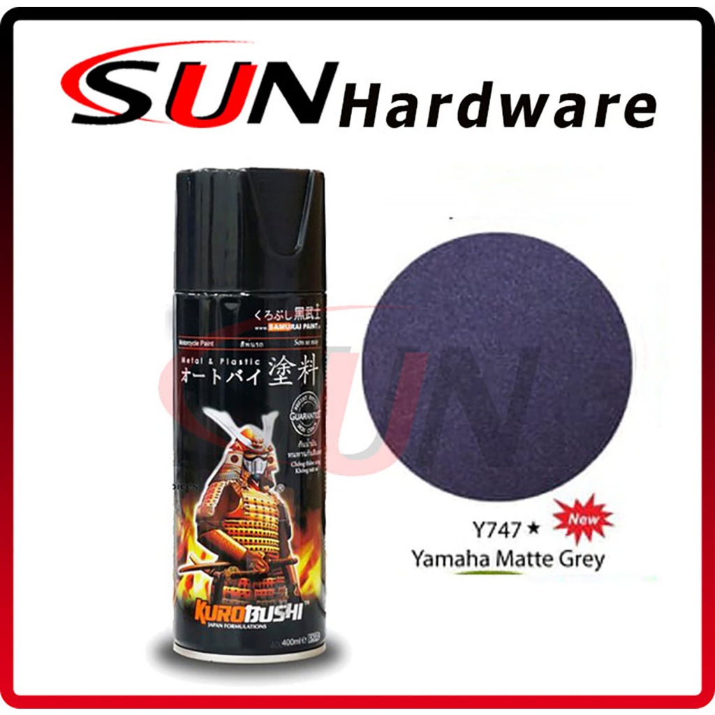 Pilox Samurai 400 ml Matte Grey Y747 Yamaha Pilox Pylox Abu doff Matt