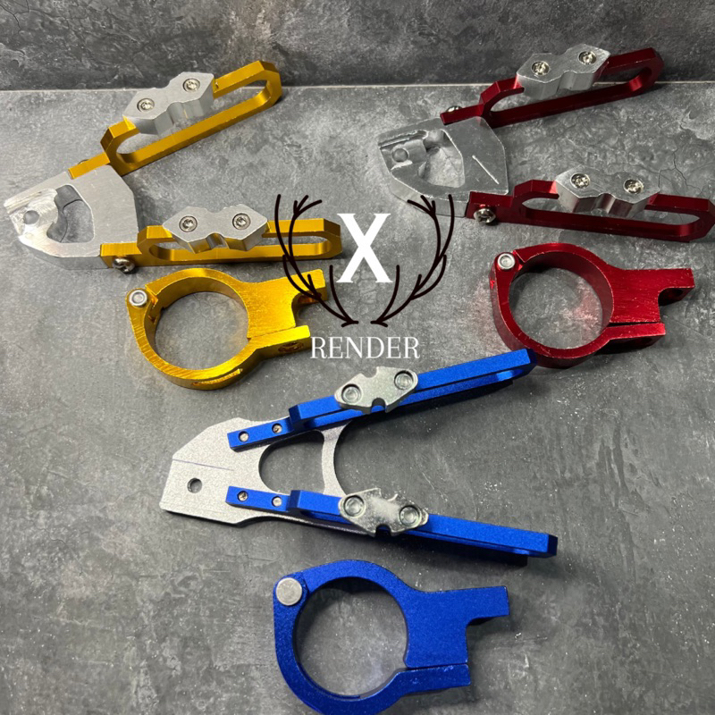 BREKET SELANG REM TALI SPIDO UNIVERSAL CNC, PENAHAN SELANG REM VARIASI CNC JEPITAN SELANG UNIVERSAL