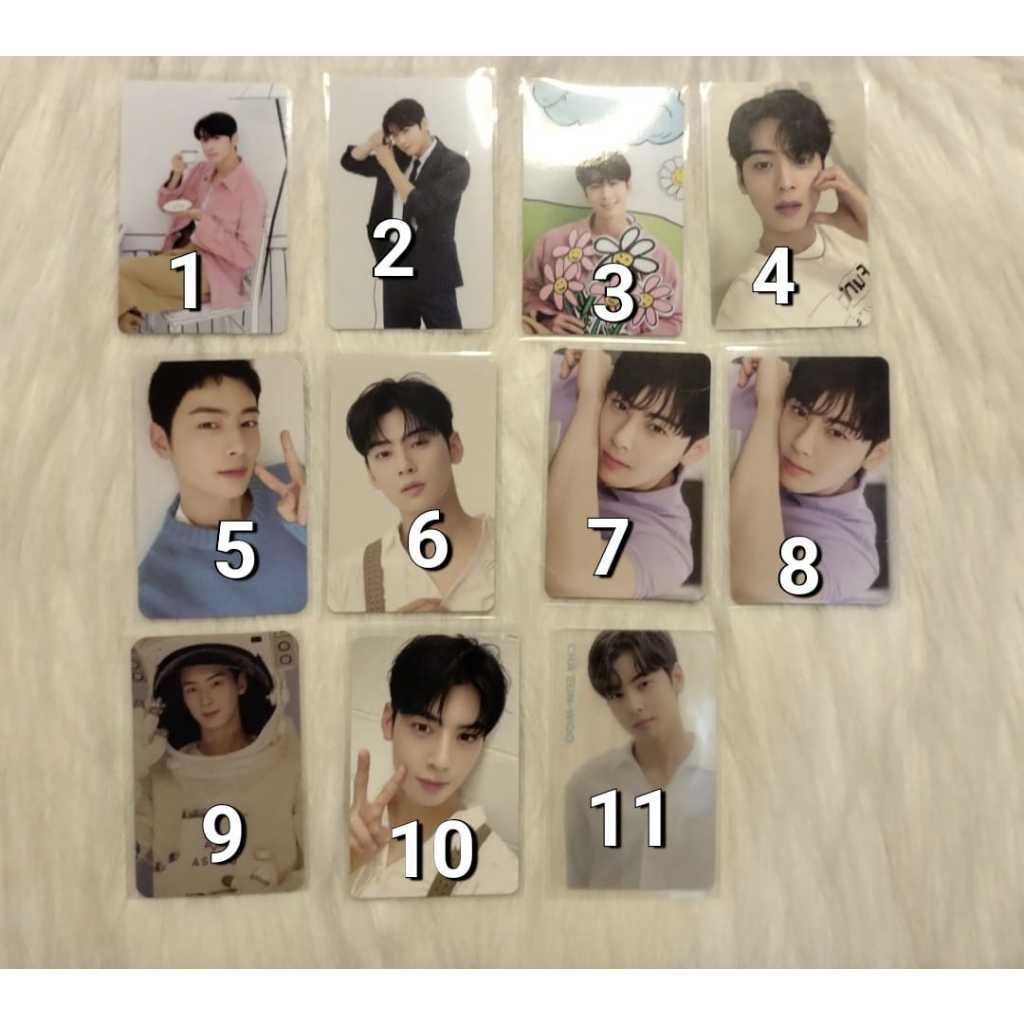 ASTRO CHA EUNWOO PHOTOCARD [OFFICAL]