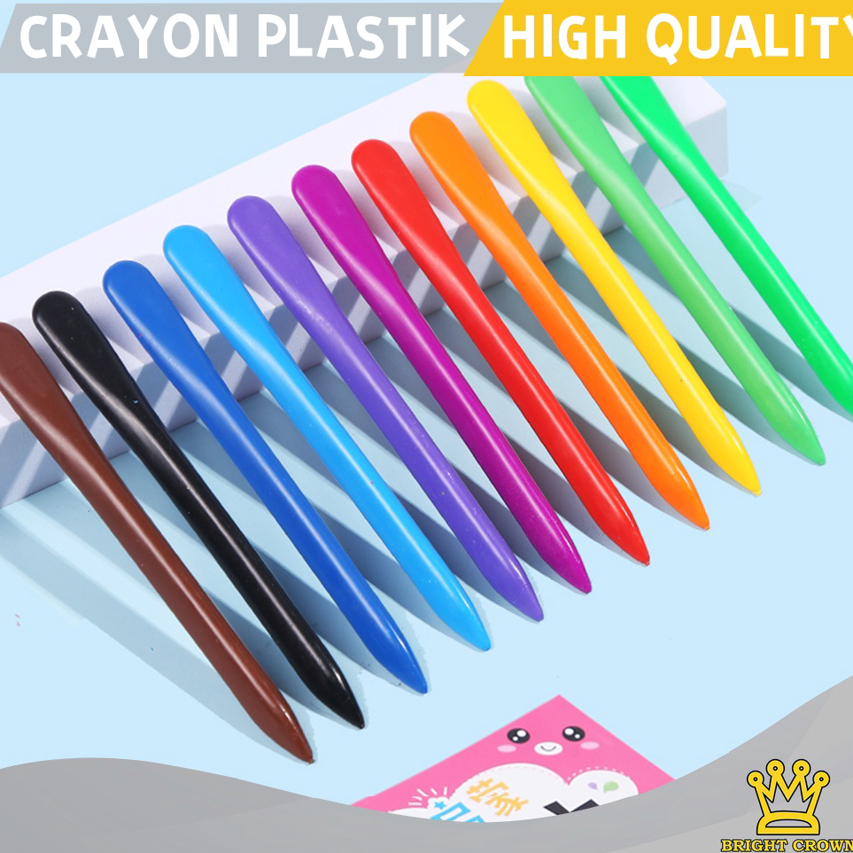 

Ready Stock Bright Crown Crayon Magic Anti Kotor ISI 12/24/36Pcs Crayon Lab Non Toxic bentuk Triangular Aman Untuk Anak HIGHQUALITY ➥☈✥