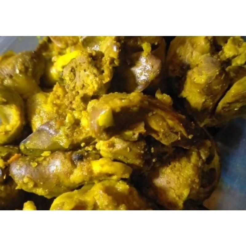 

Ati Ampela Ungkep Bumbu Kuning