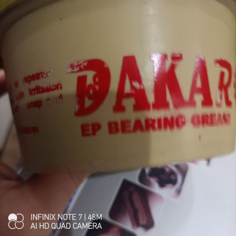 stempet bearing besar Dakar hitam