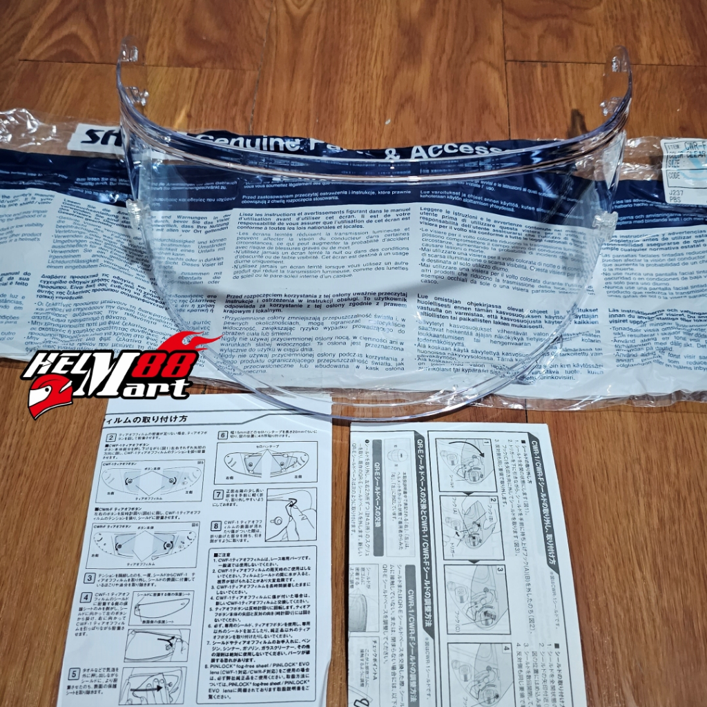Visor SHOEI X-14 / Z-7/ RYD (CWR-F) - Kaca Helm Shoei X14 Z7 Original