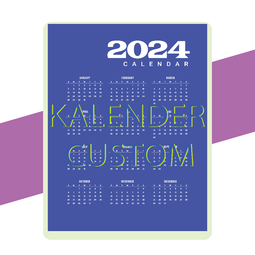 

CUSTOM Kalender A3 2024