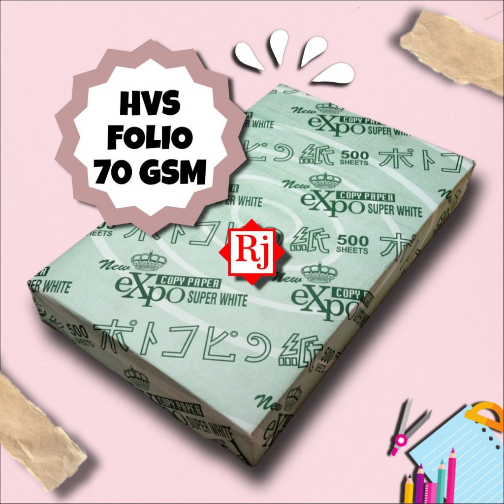 

(1 RIM) Kertas HVS Folio 70 GSM