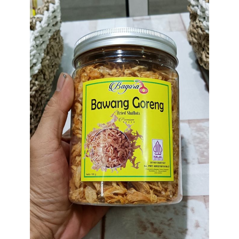 

Bawang Goreng Bagora 180 PREMIUM fried with Barco coconut cooking Oil