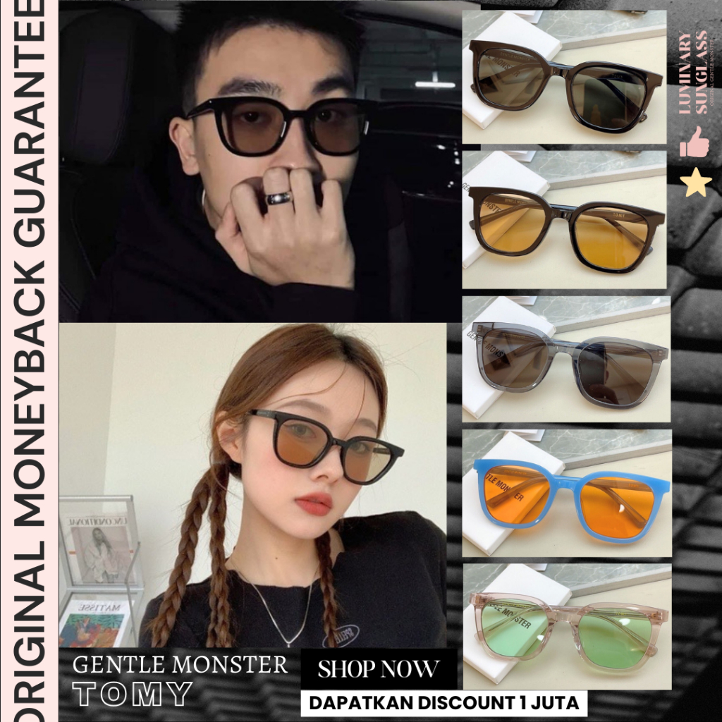 [ORIGINAL] GM Tomy Sunglasses / Kacamata Hitam / Kacamata Minus / Glasses Branded