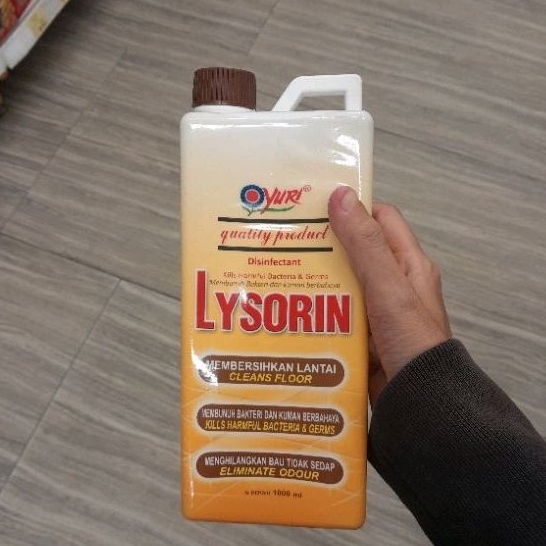 Yuri LYSORIN disinfektan 1000ml 1 Liter.
