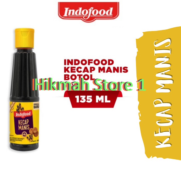 

Indofood KECAP MANIS 135ml BOTOL / Kecap Manis Indofood dibuat dengan enam tahap proses fermentasi alami