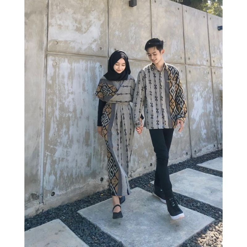 Baju Kondangan Couple, Batik Tenun, Baju Couple Kondangan