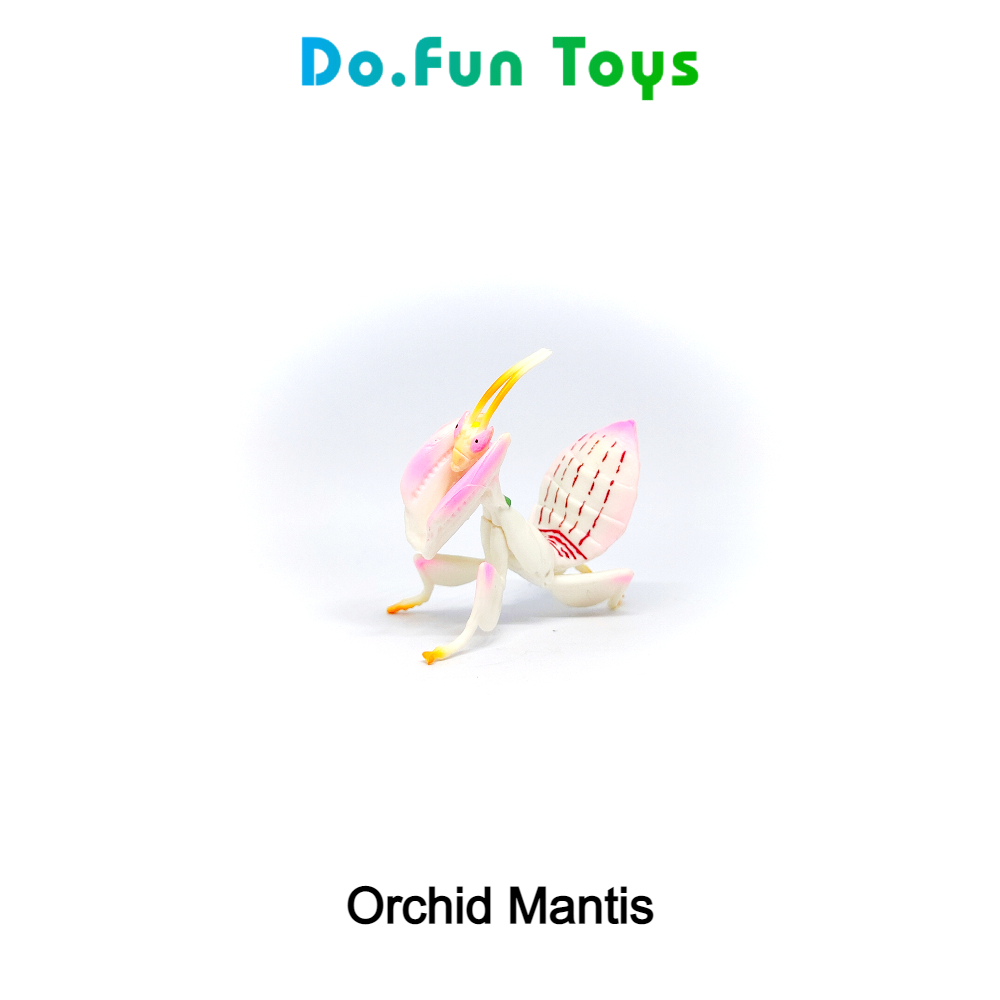 Insect Animal Figurine | ORCHID MANTIS / Mainan Miniatur Serangga Belalang Anggrek