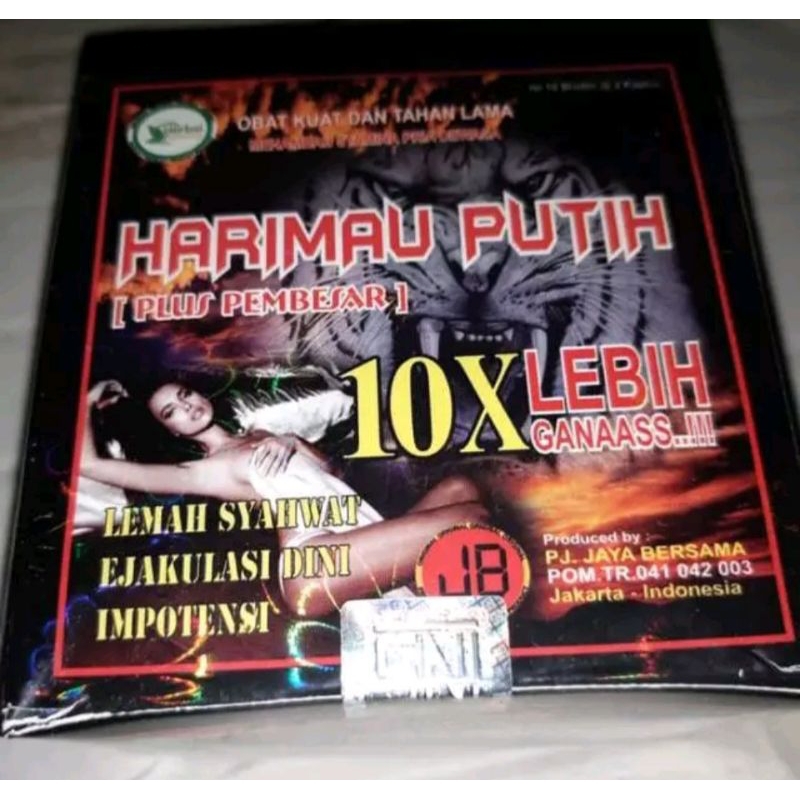 OBAT HERBAL HARIMAU PUTIH 10 X LEBIH GANAS