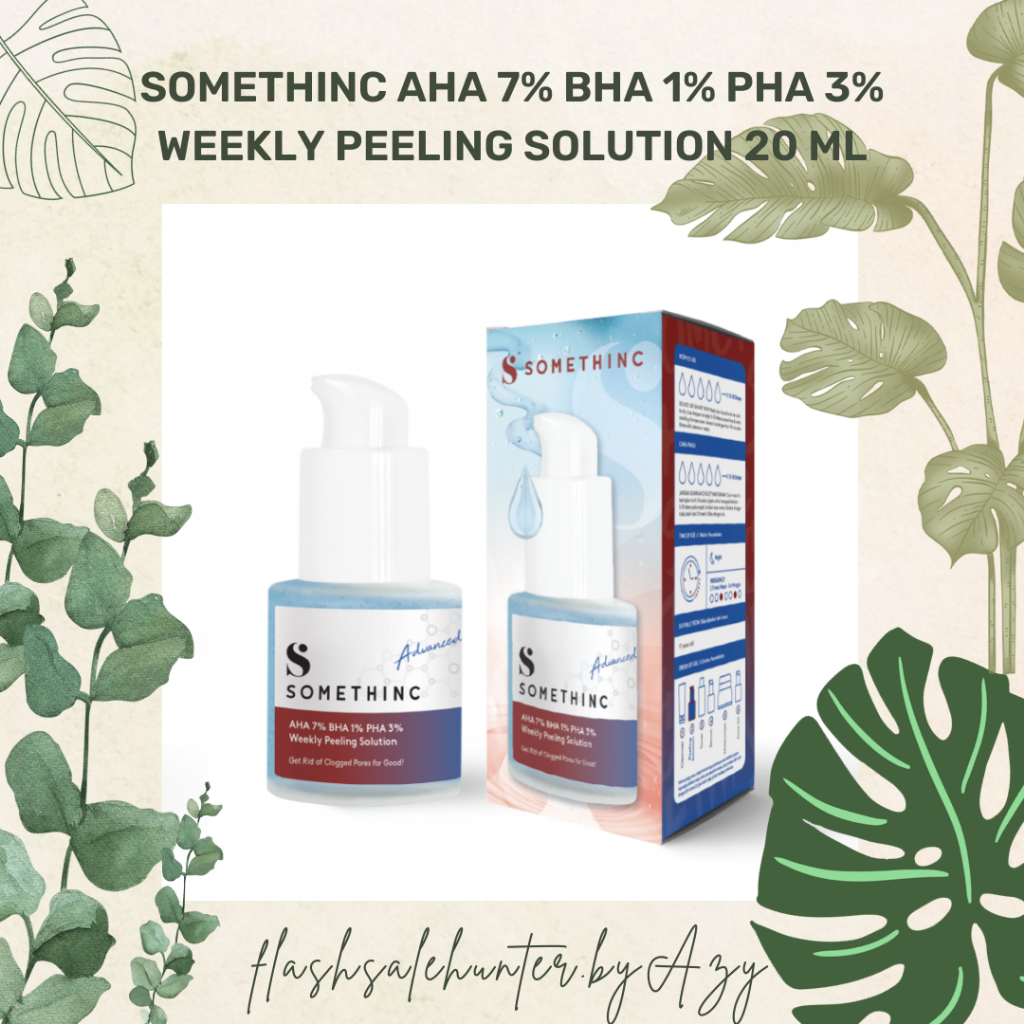 SOMETHINC AHA 7%, BHA 1%, PHA 3% Weekly Peeling Solution serum 20 ml / mugwort calendula glycolic sa