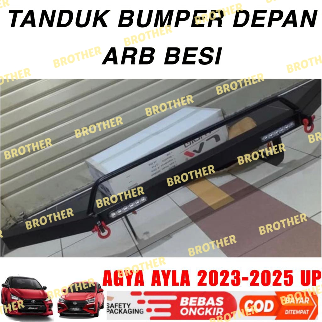 Towing Tanduk Depan Bumper Agya Ayla 2014 2017 2023 2024 2025 2026 up ARB Besi