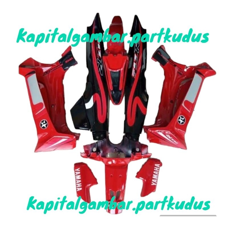 Bodi sett yamaha fizr f1zr caltex merah fullset termurah