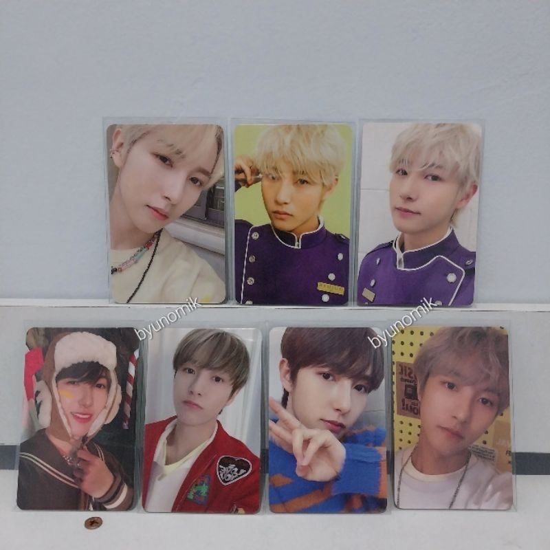 Photocard PC Renjun NCT DREAM  Hello future Selca sg22 Renjun pizza jewel universe Binder nct home D