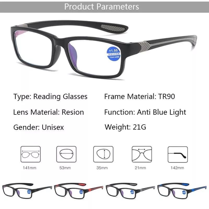 ( 𝘾𝙊𝘿 ) Kacamata Baca | kacamata baca pria| Kacamata Plus Rabun Dekat