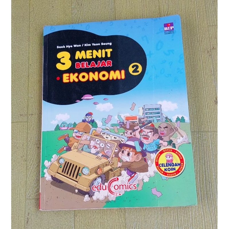 komik pintar 3 menit belajar ekonomi  cabutan/satuan