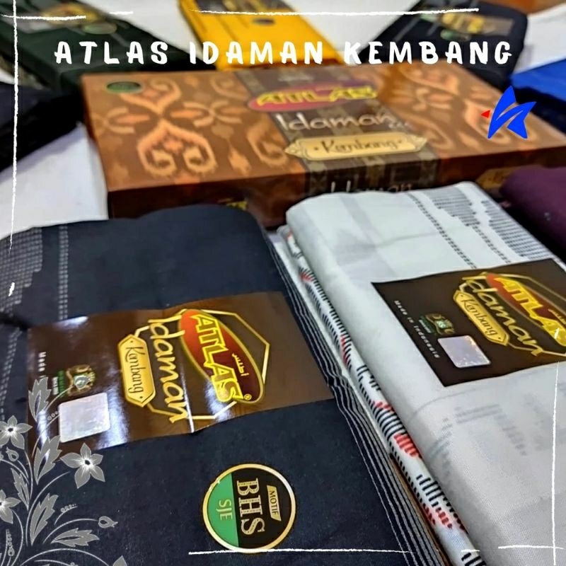 Sarung ATLAS IDAMAN SUPER PREMIUM Bermotif BHS