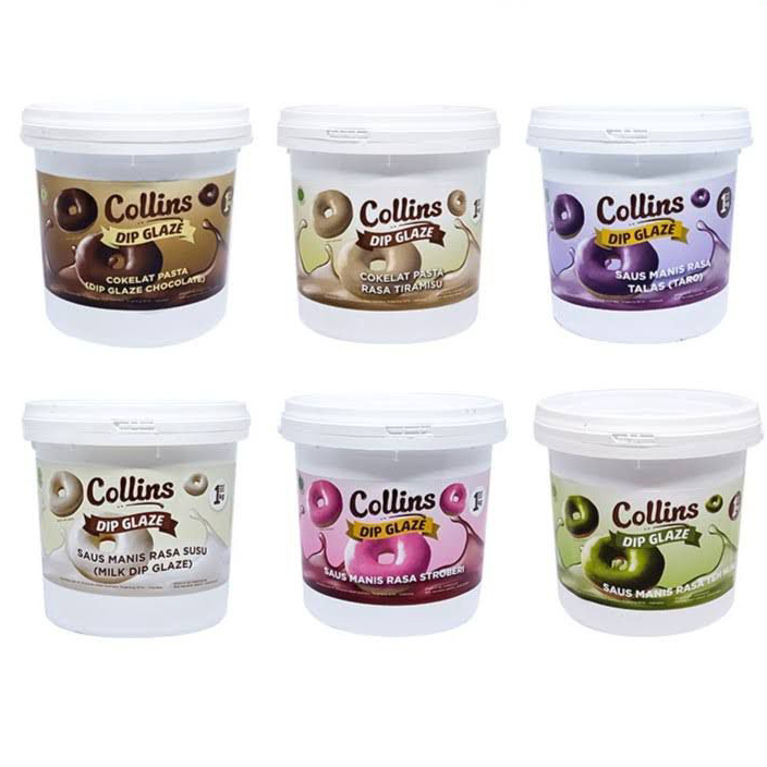 

7.7 FLASH SALE Collins Dip Glaze REPACK 250gr All Varian