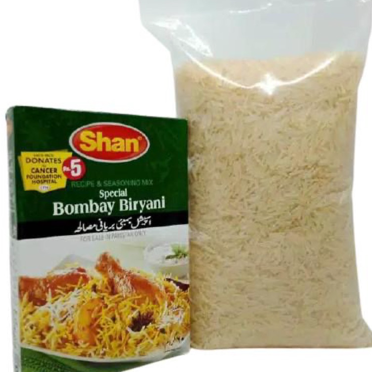 

XJJG1146 Paket Beras Basmati 1 kg & Bumbu Shan Briyani