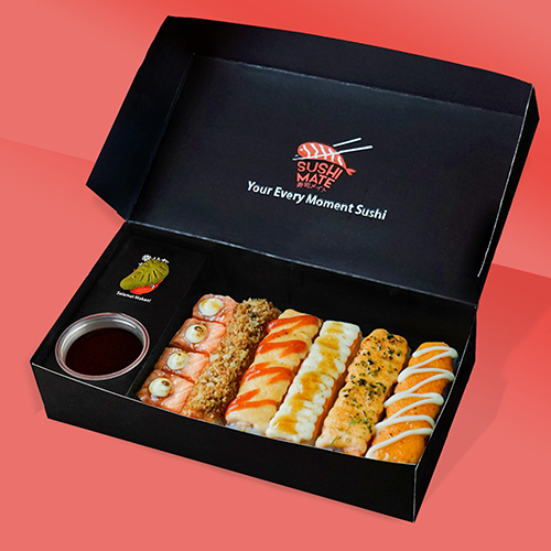 

Sushi Salmon Platter Jr (24 pcs) | Sushi Mate - Halal
